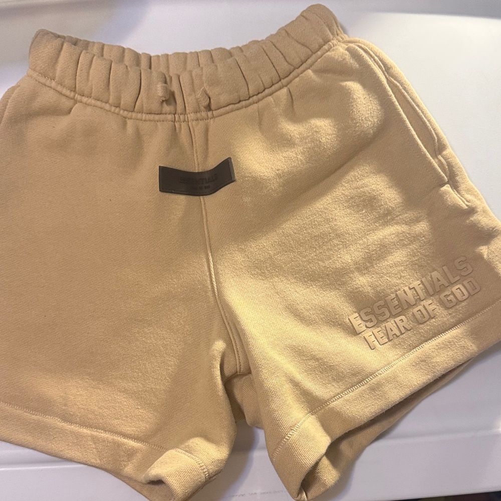 Fear of God Essentials Kids Shorts in Beige